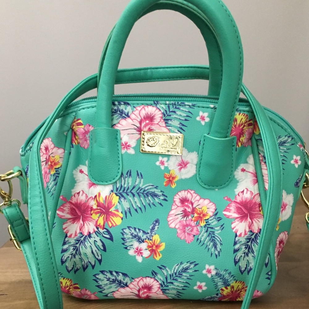 Betsy Johnson With Tropical Flowers